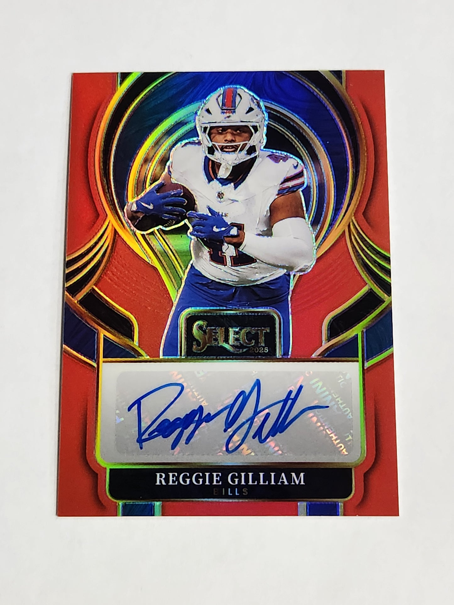 2025 Select Reggie Gilliam Auto Red #/75