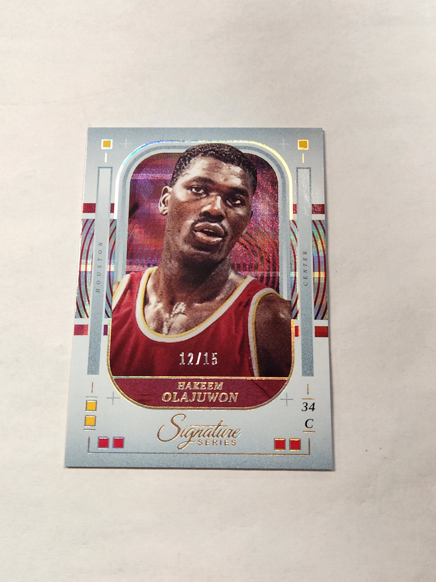 2025 Signature Series Hakeem Olajuwon Platinum #/15