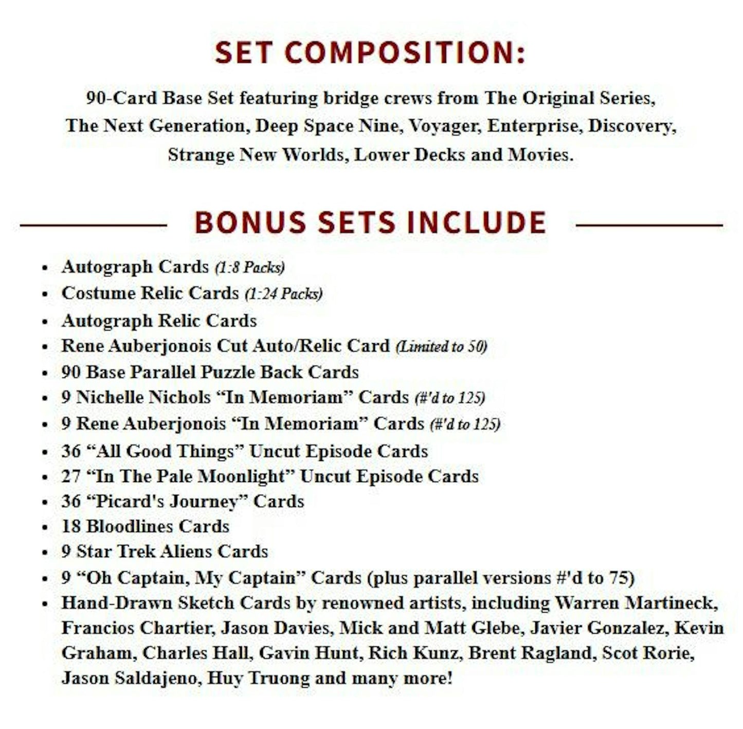 2025 Rittenhouse Star Trek Connections Hobby Box