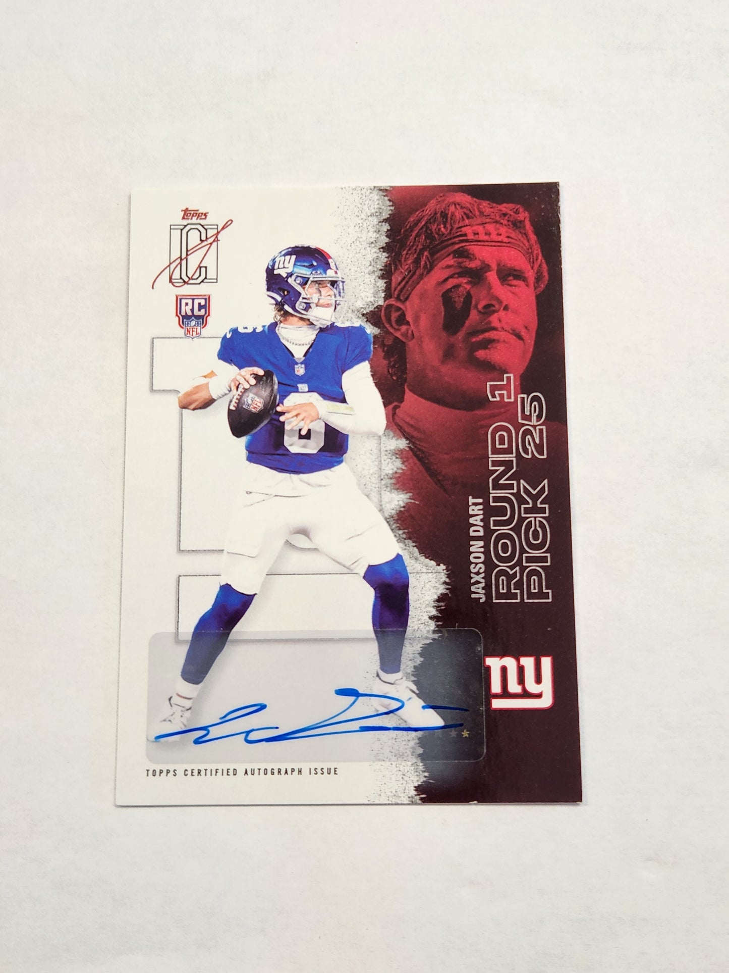 2025 Topps Signature Class Jaxson Dart Rookie Auto No. 106