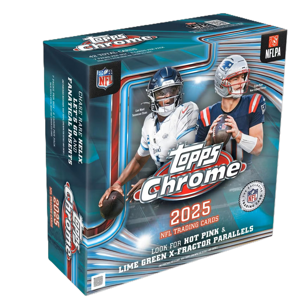2025 Topps Chrome Football Mega Box