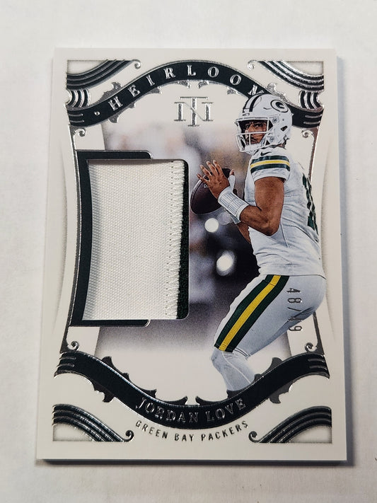 2025 National Treasures Heirlooms Jordan Love # /49 Packers