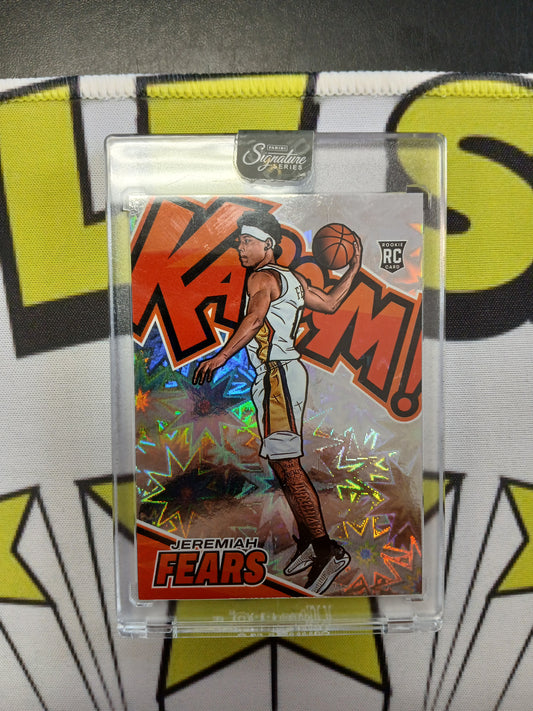 2025 Signature Series Jeremiah Fears Kaboom! Rookie Case Hit SSP