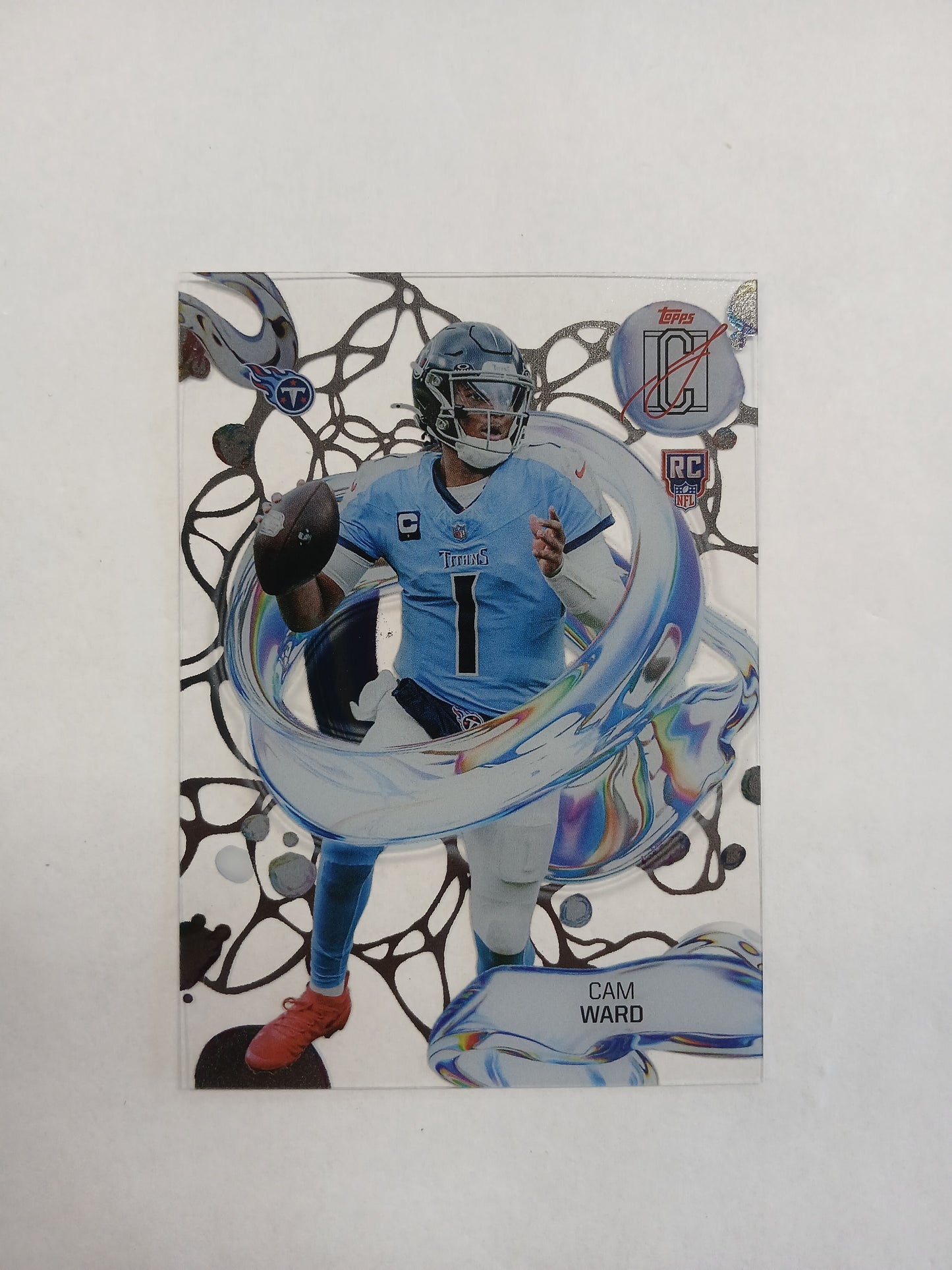 2025 Topps Signature Class Cam Ward Fluidity Rookie Acetate Case Hit SSP