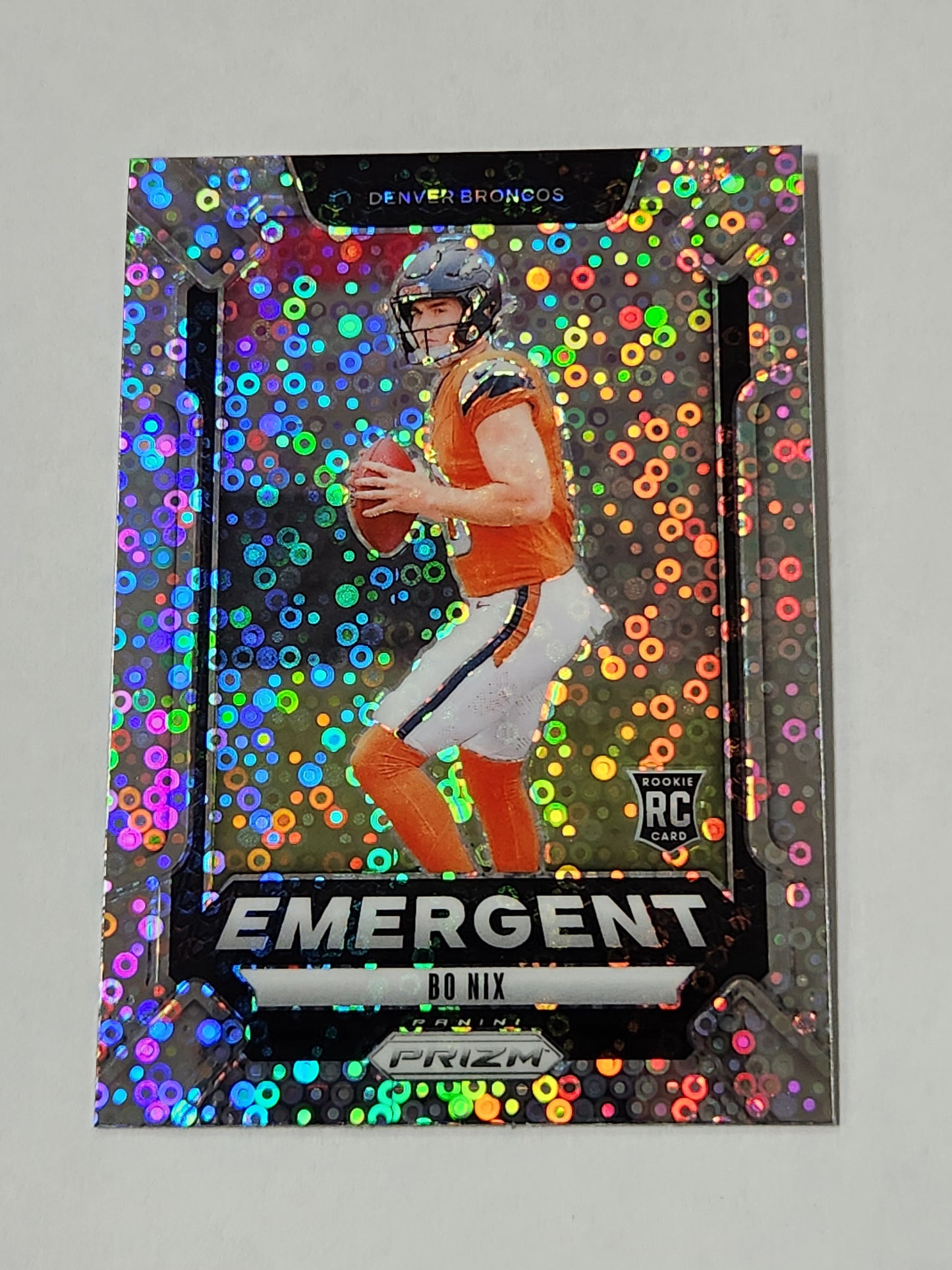 2024 Prizm Bo Nix Emergent No Huddle Disco No. 3