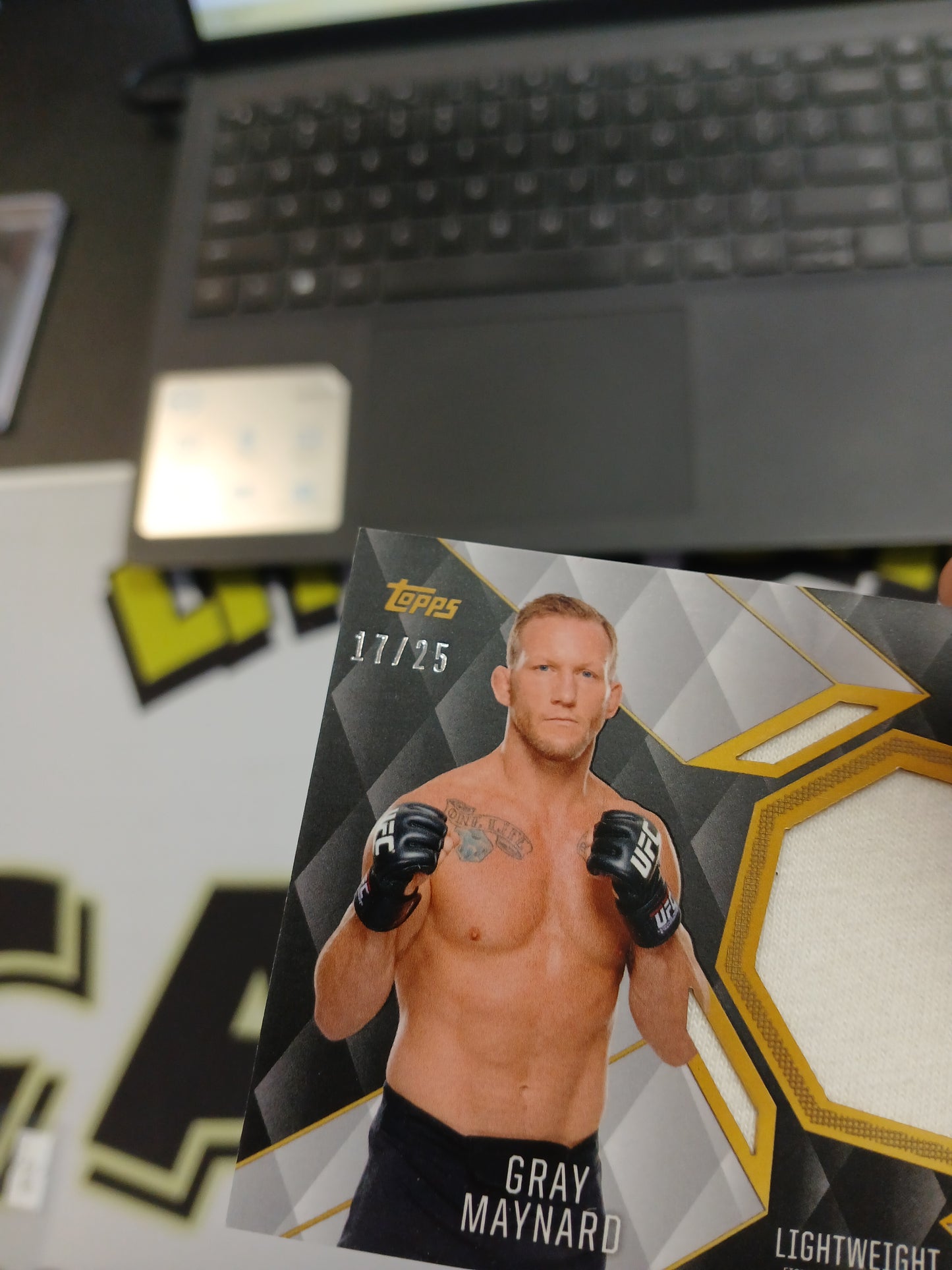 2016 Topps UFC Top Of The Class Gray Maynard Relic #/25