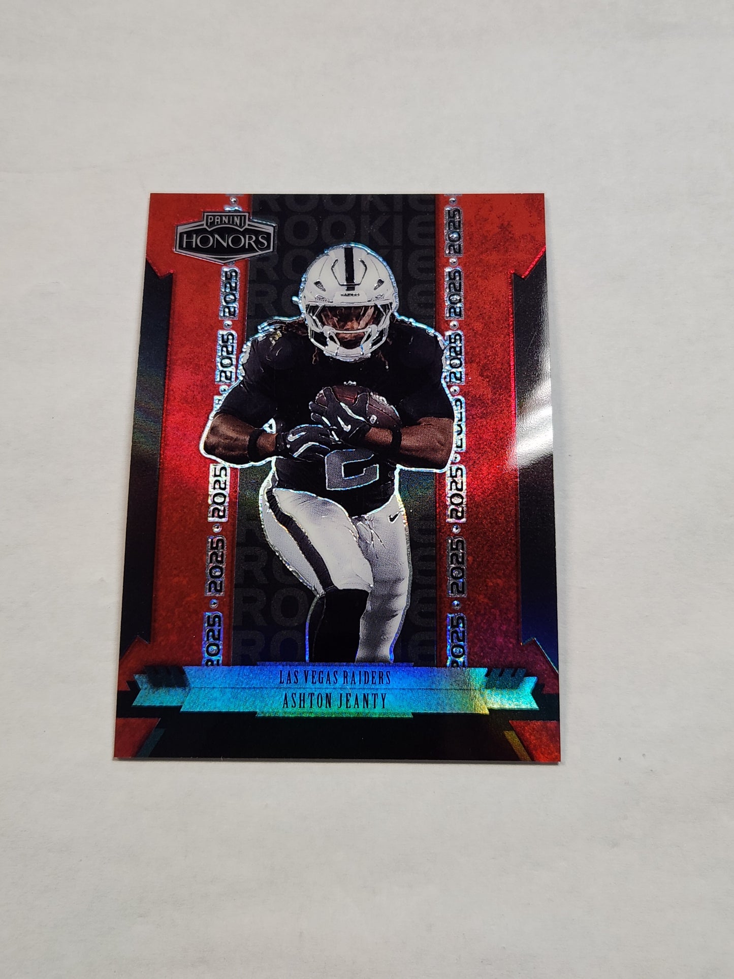 2025 Panini Honors Ashton Jeanty Red Prizm Rookie #/35
