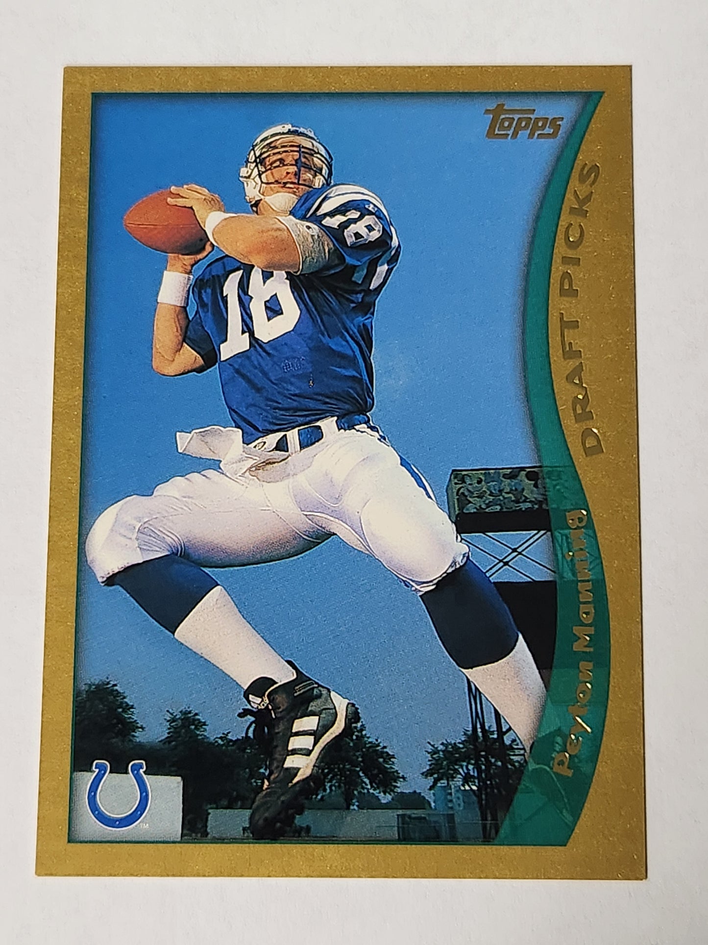 1998 Topps Peyton Manning Rookie Draft Picks Bronze #360