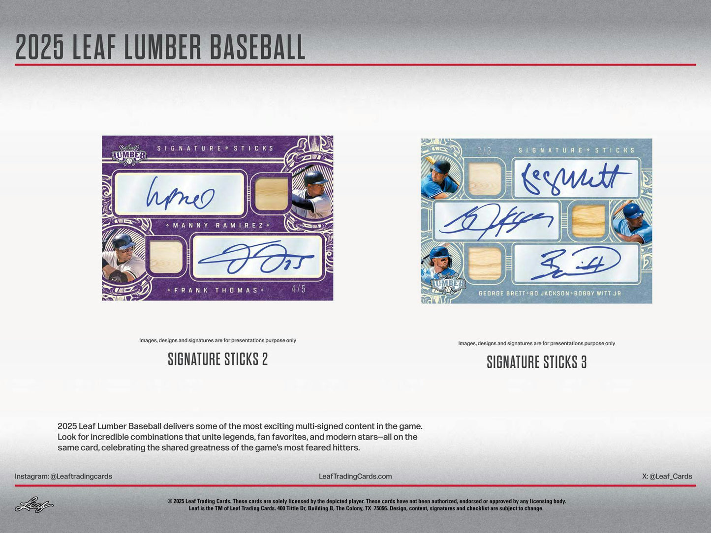 2025 Leaf Lumber Baseball (1) Hobby Box