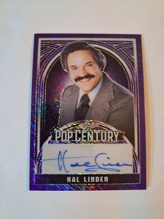 2024 Leaf Pop Century Hal Linden /10 Auto NM BA-HL1