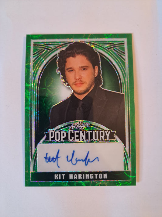 2024 Leaf Pop Century Kit Harrington /4 NM Auto