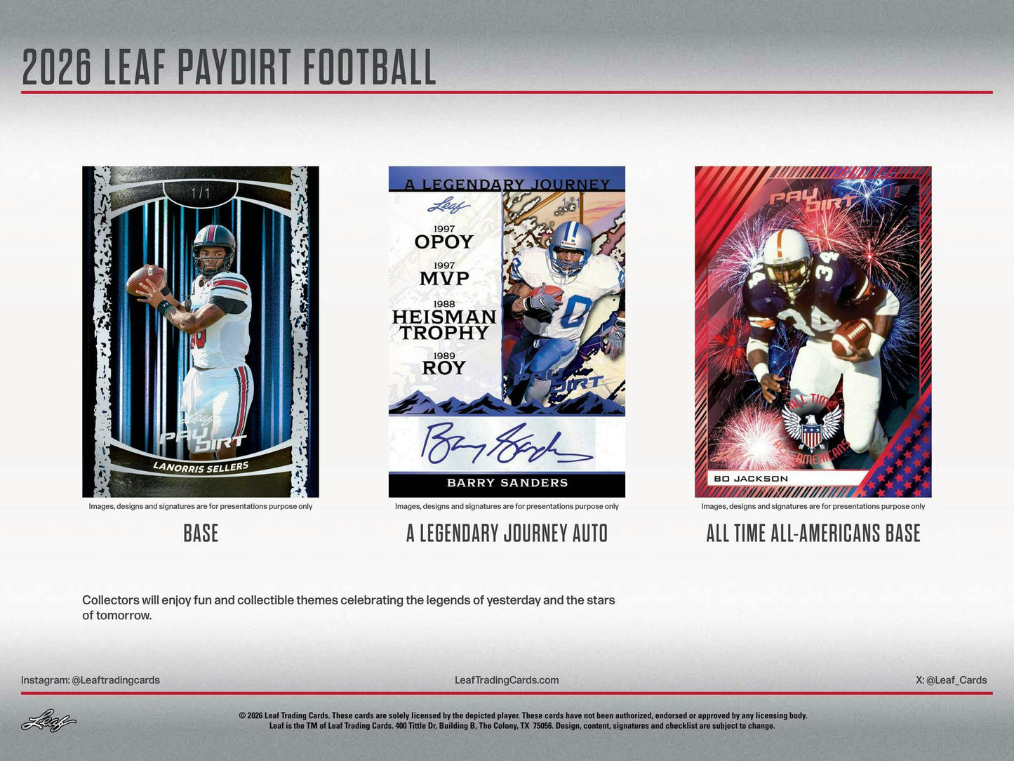 2026 Leaf Paydirt Football (1) Hobby Box