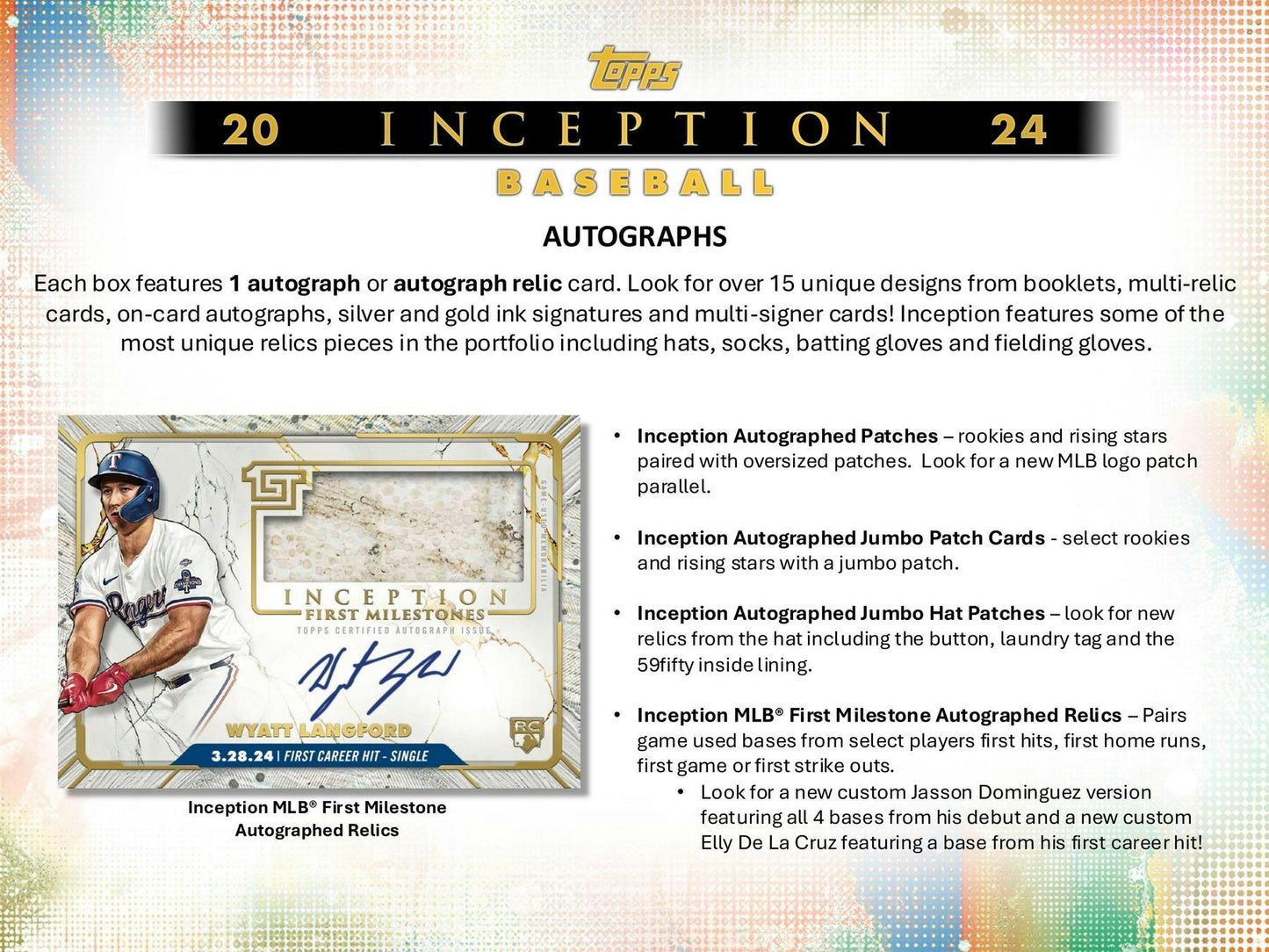 2024 Bowman U Inception Hobby Box