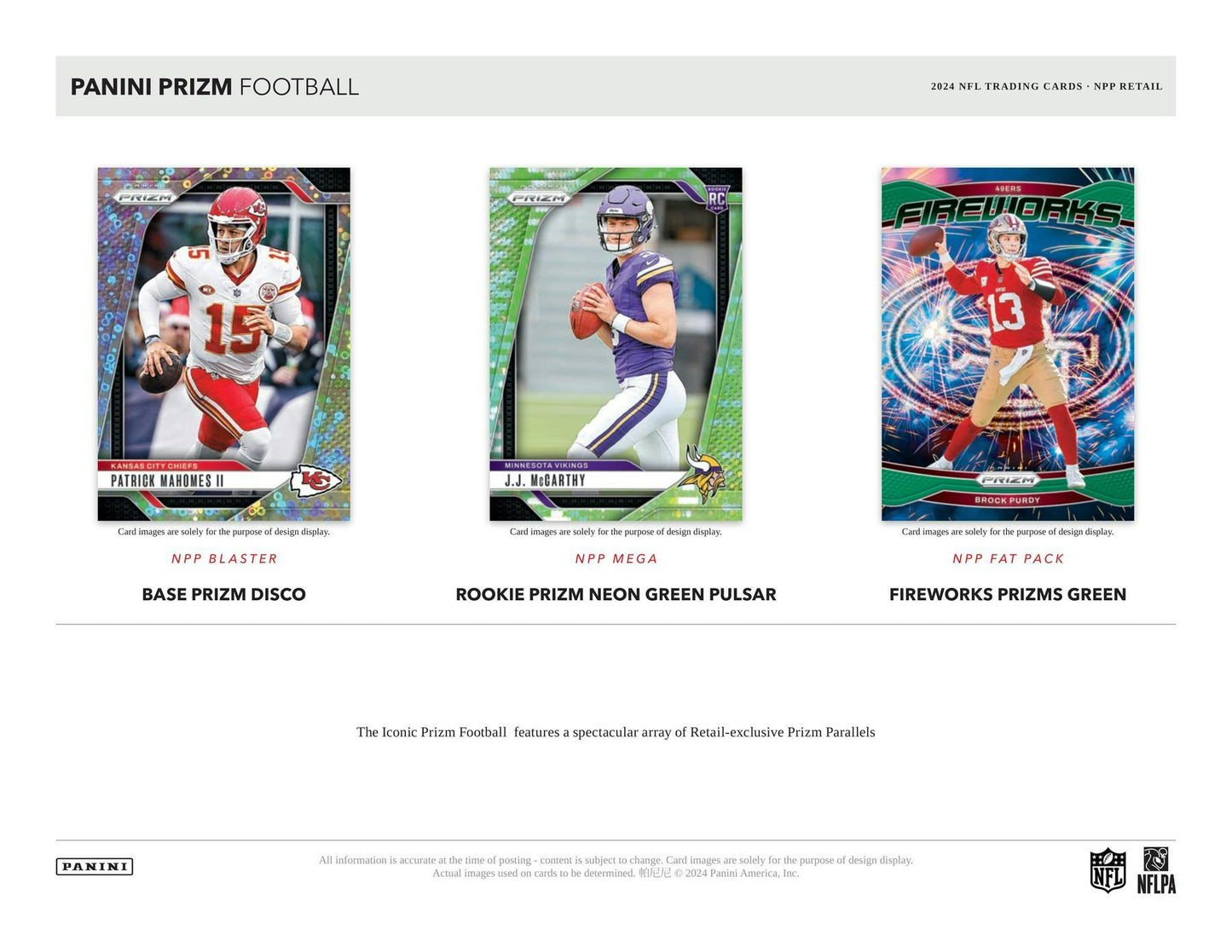 2024 Panini Prizm Football NFL (1) Blaster Box