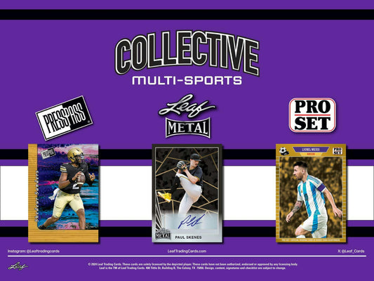 Leaf 2024 Leaf Collective Multi-Sports (1) Hobby Box