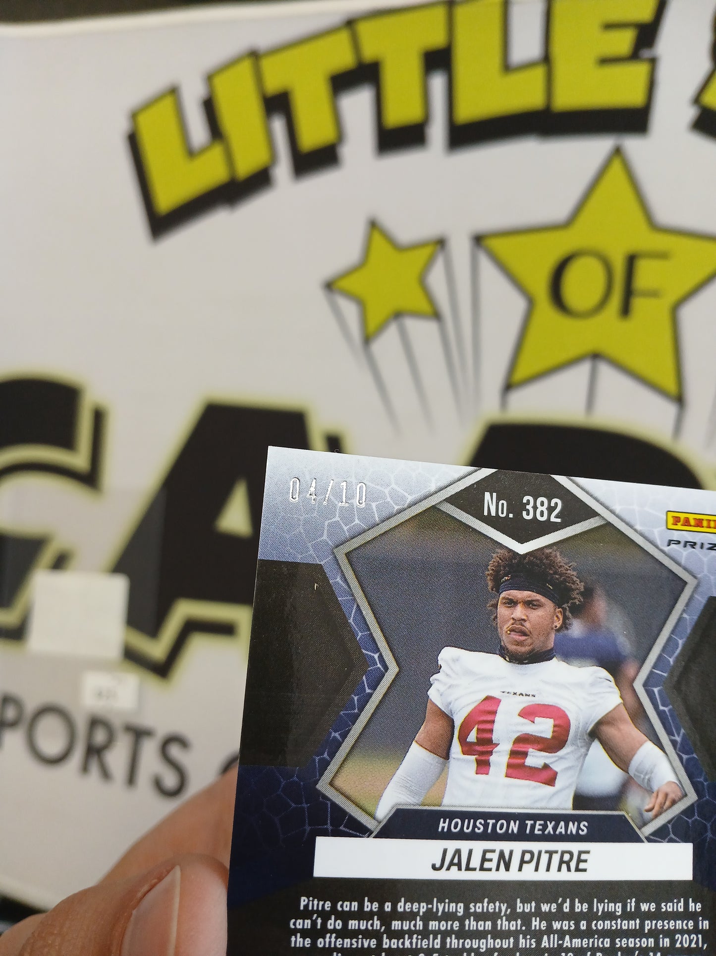 2022 Mosaic Jalen Pitre Rookie Gold Mosaic Prizm #/10