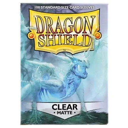 Dragon Shield Standard Size Sleeves Matte Clear 100CT AT-11001
