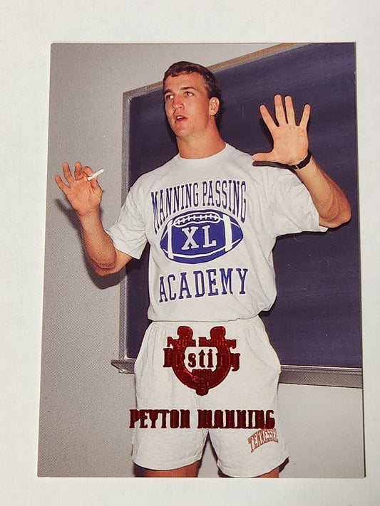 2000 Collector's Edge Peyton Manning Destiny Jersey Number #18/18