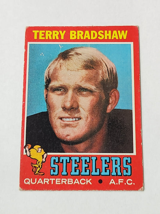 1971 Topps Terry Bradshaw No. 156