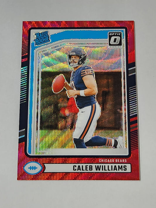 2024 Donruss Caleb Williams Red Wave Optic Preview #327