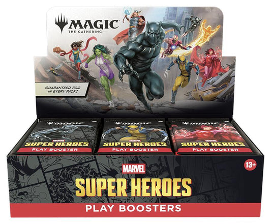 Magic The Gathering Universes Beyond Marvel Super Heroes Booster Box