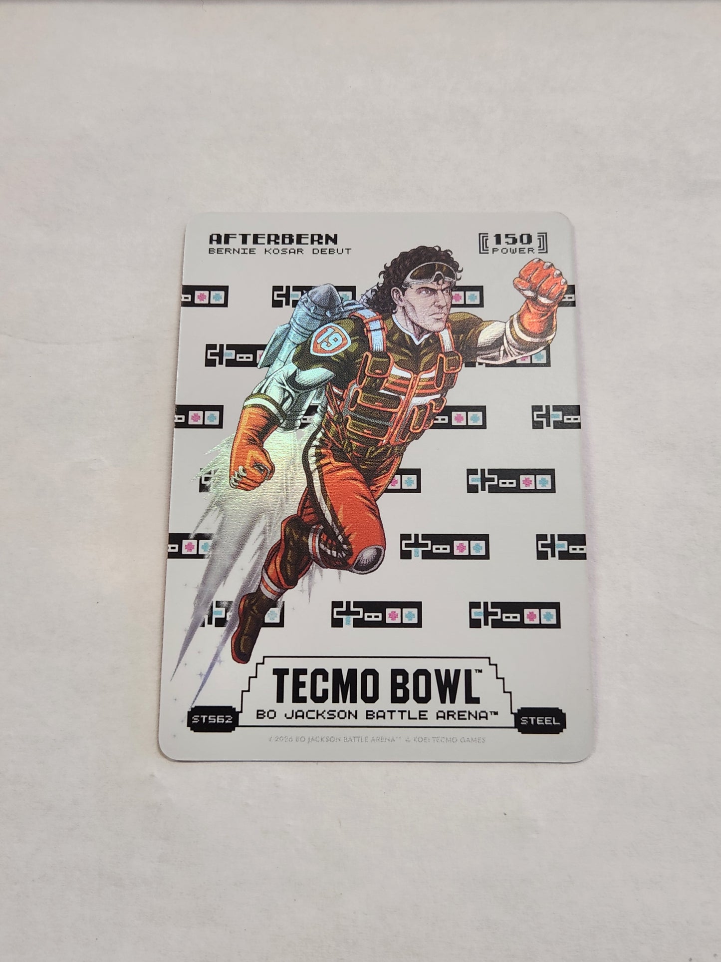 2026 BOBA Bo Jackson Battle Arena Tecmo Bowl Bernie Kosar Afterburn Debut Steel SP