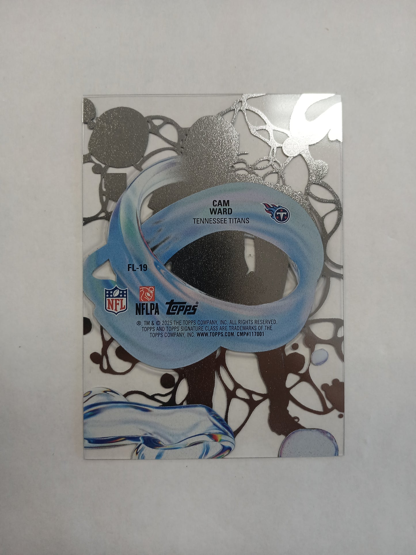 2025 Topps Signature Class Cam Ward Fluidity Rookie Acetate Case Hit SSP