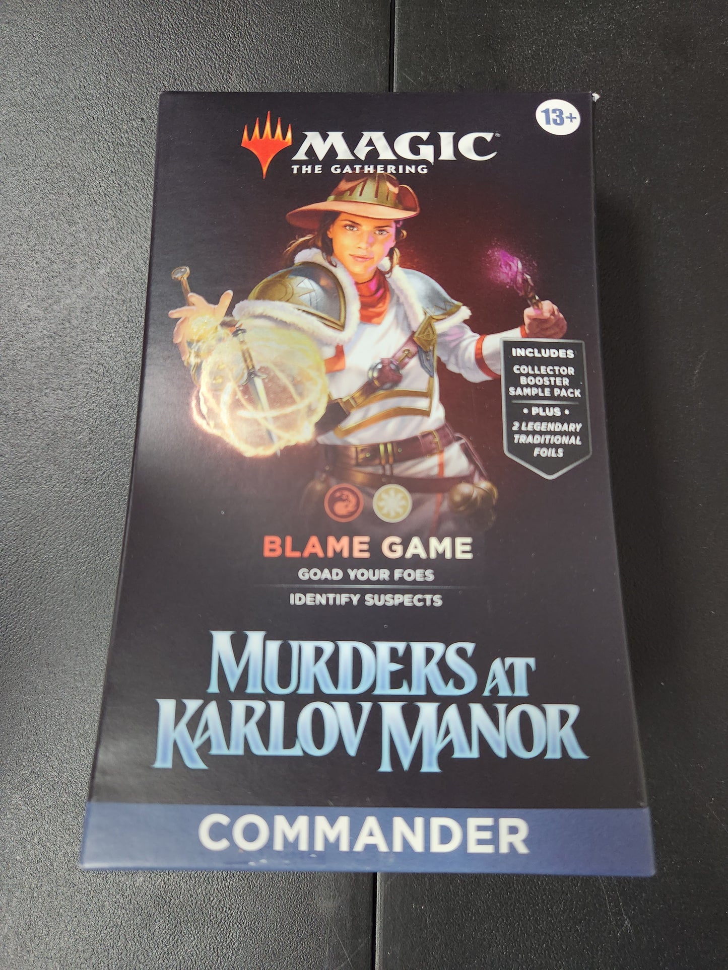 Magic The Gathering Murders at Karlov Manor Blame Game Commander Deck