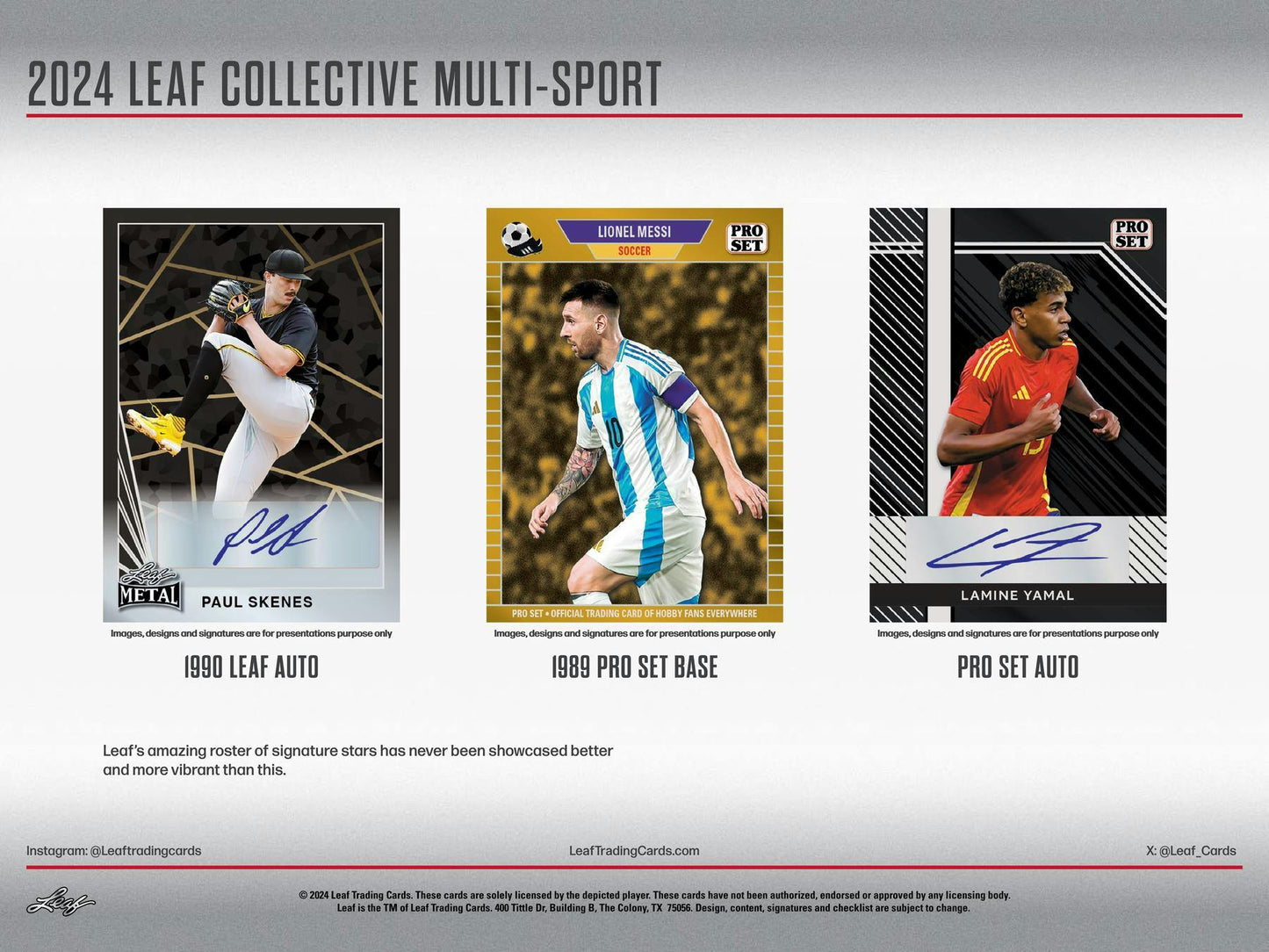 Leaf 2024 Leaf Collective Multi-Sports (1) Hobby Box