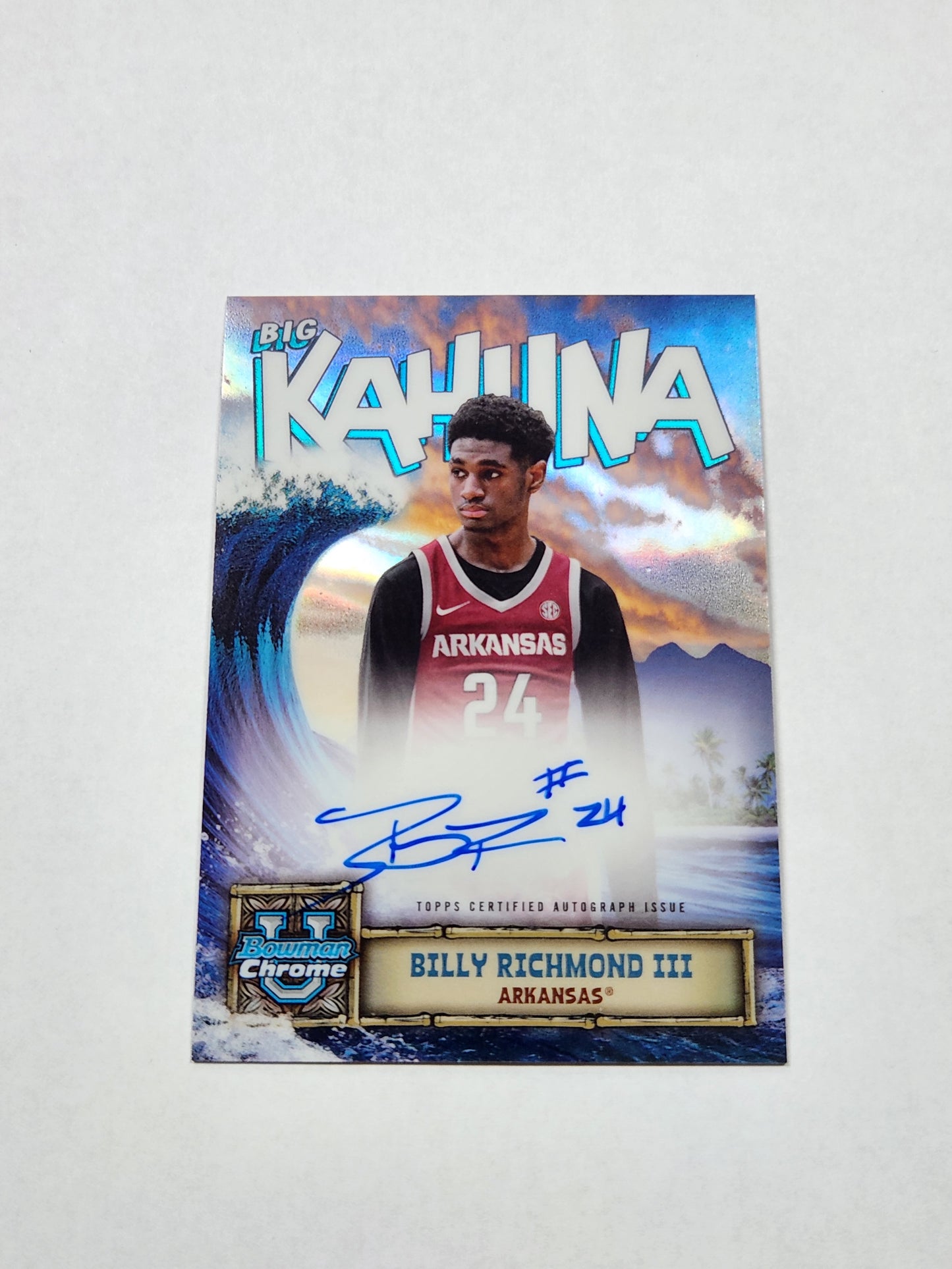 2025 Bowman U Chrome Billy Richmond III Big Kahuna On Card Auto Case Hit SSP