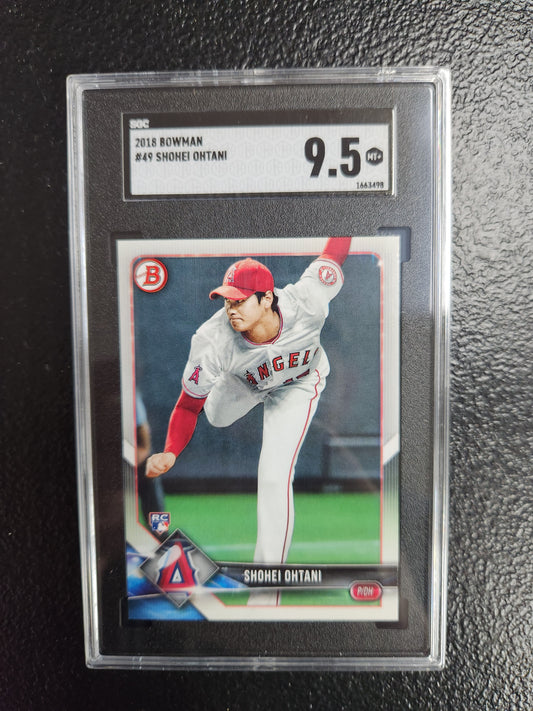 2018 Bowman Shohei Ohtani RC #49 SGC 9.5