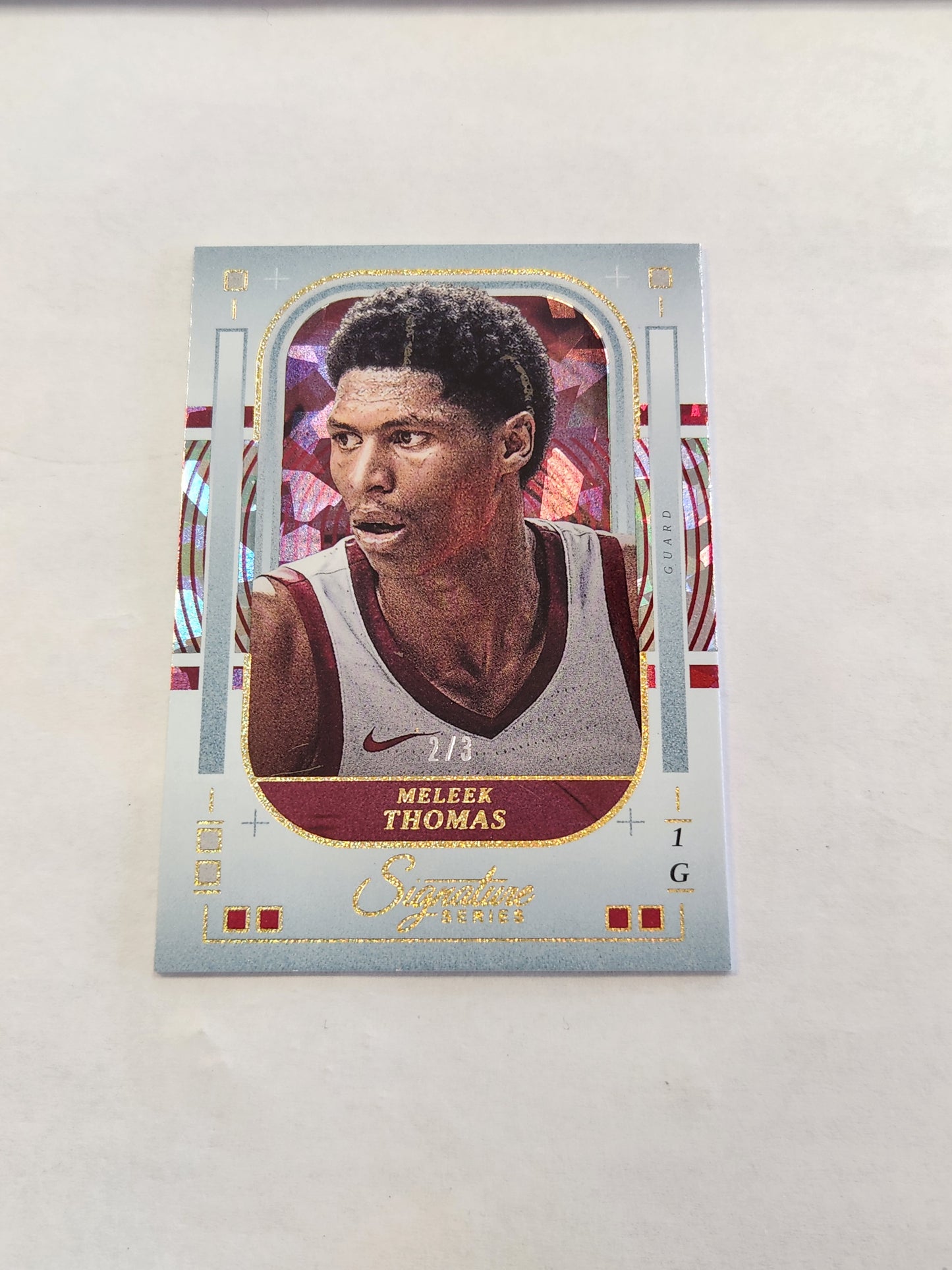 2025 Signature Series Meleek Thomas Gold Glitter #/3