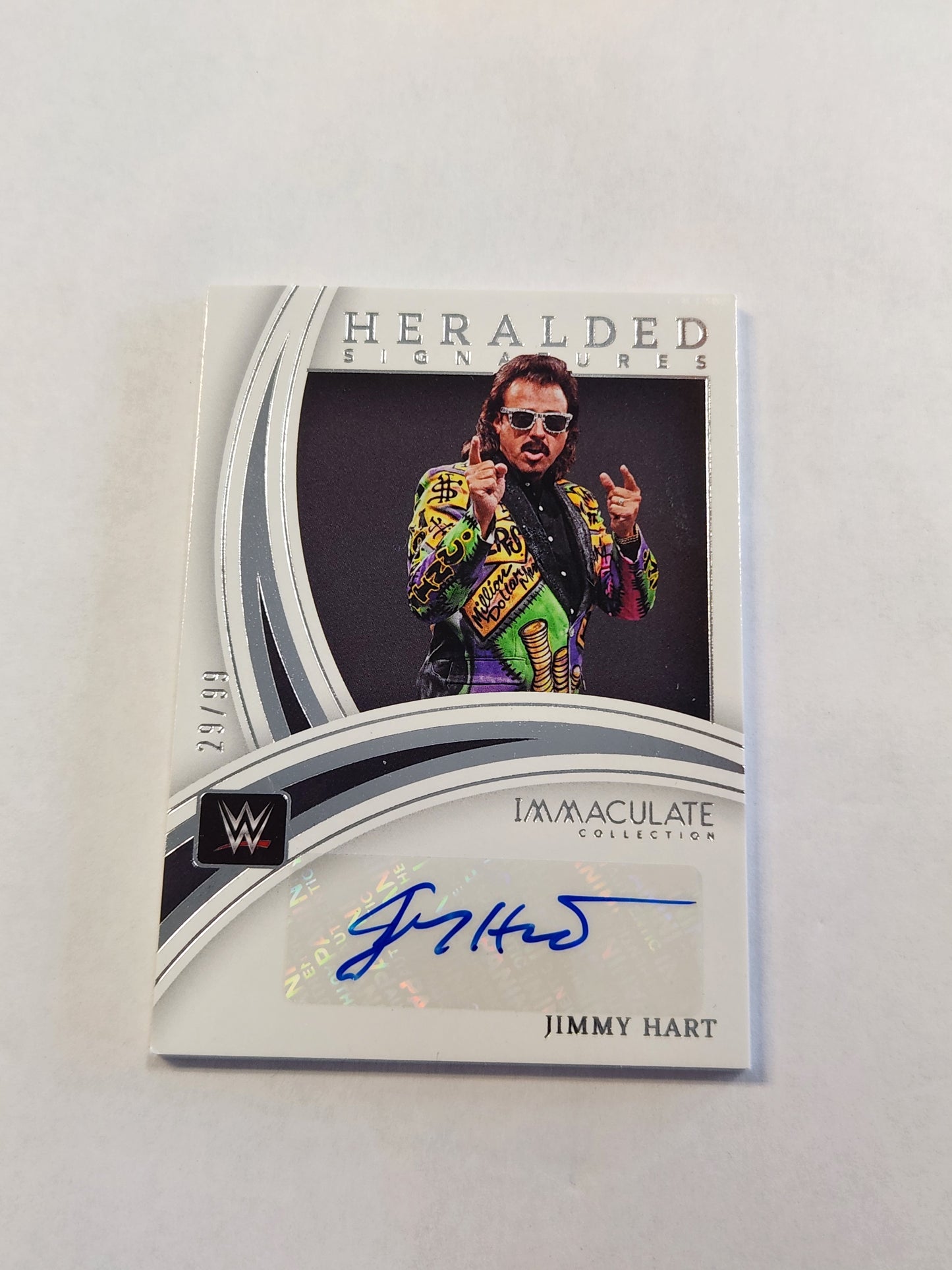 2022 Immaculate Collection Jimmy Hart Heralded Signatures Auto #/99