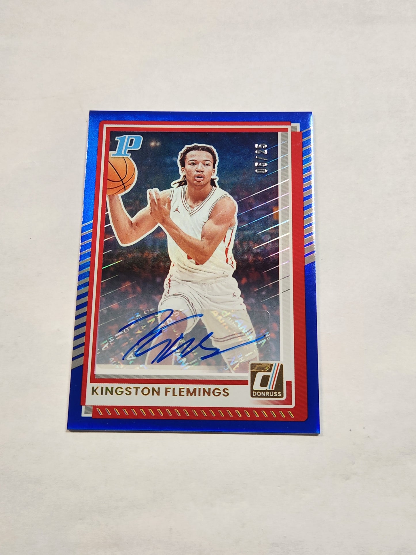 2025 Donruss Kingston Flemings Blue Auto #/25