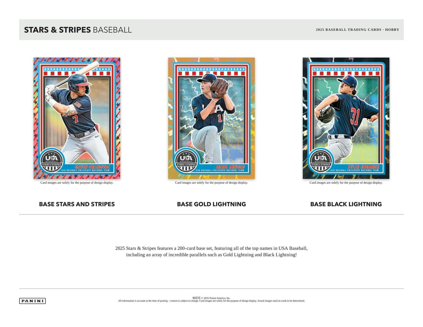 2025 Panini USA Baseball Star & Stripes Hobby Box