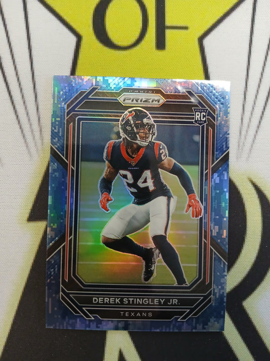 2022 Prizm Derek Stingley Jr Blue Camo Rookie Prizm SP #/25