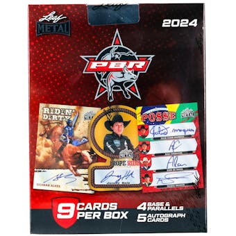 2024 Leaf Metal PBR Professional Bull Riders Hobby Box