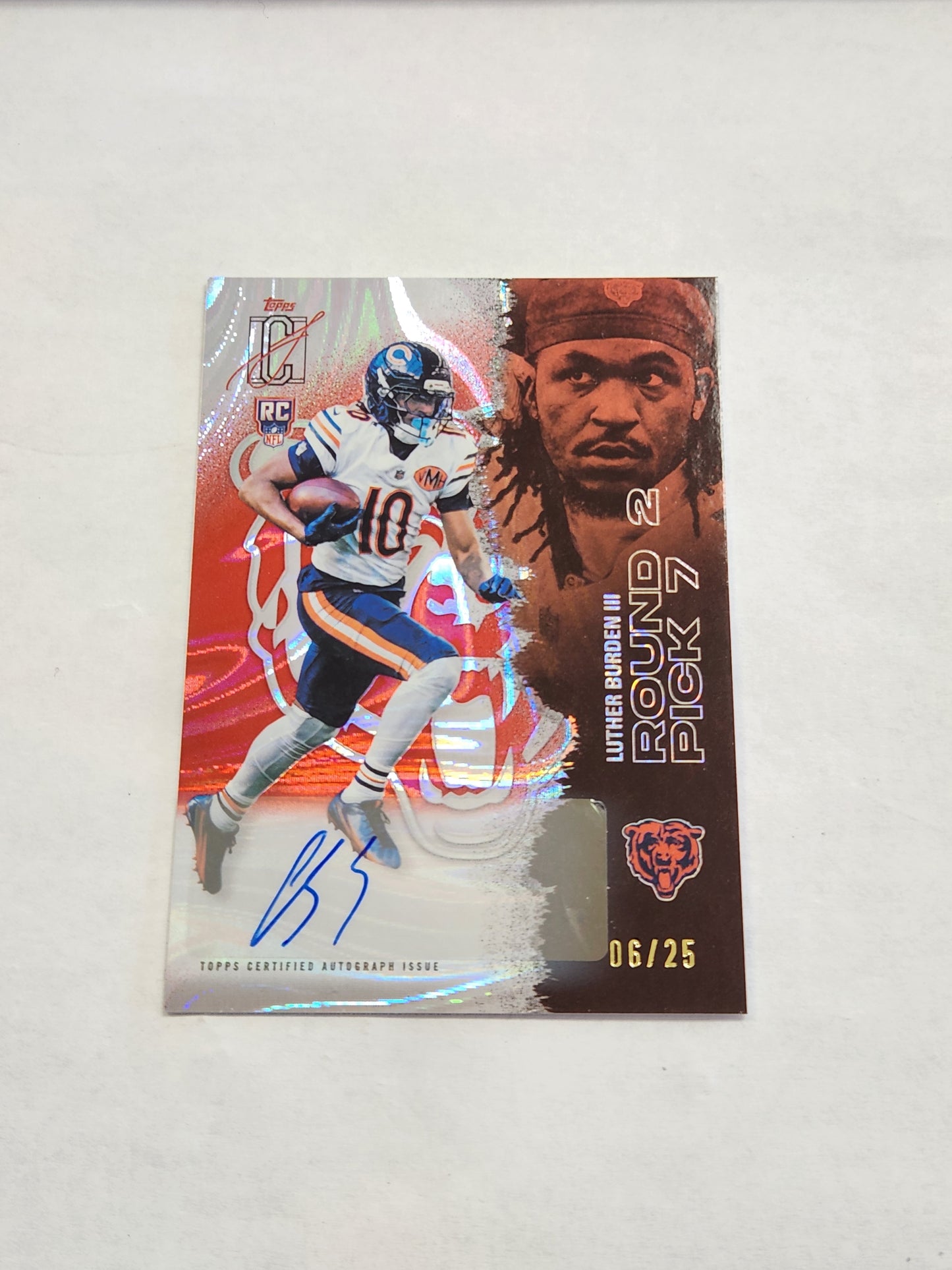2025 Topps Signature Class Luther Burden III Red Wave Rookie Auto #/25
