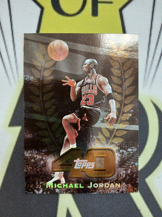 1997 Topps 40 Michael Jordan Foil T40-5