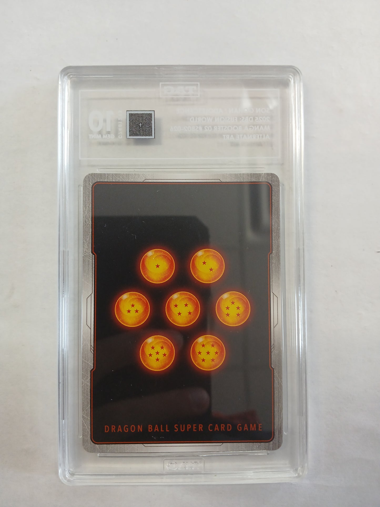 2025 Dragon Ball Super: Fusion World Son Gohan : Adolescence Alternate Art Manga Booster TAG 10