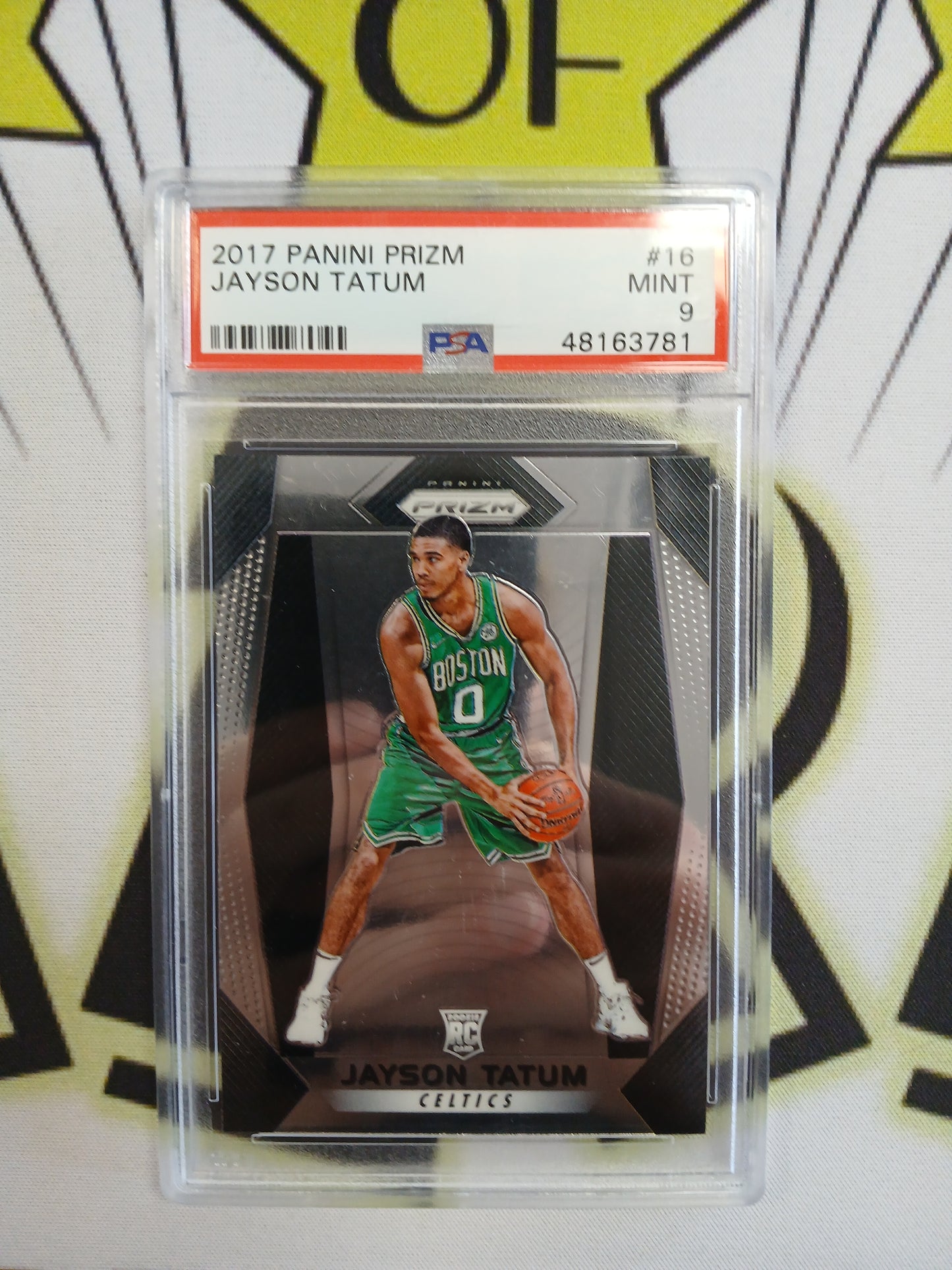 2017 Prizm Jayson Tatum Rookie #16 PSA 9