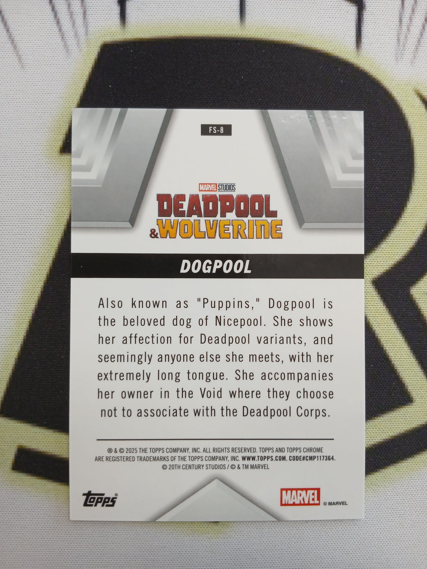 2025 Topps Chrome Marvel Dogpool Future Stars Orange Wave #/25