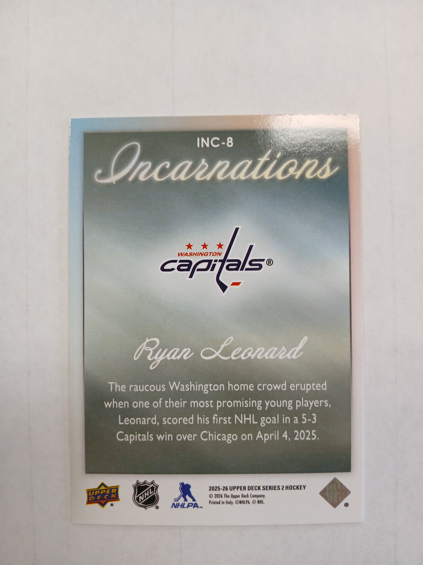 2025 Upper Deck Ryan Leonard Incarnations SSP