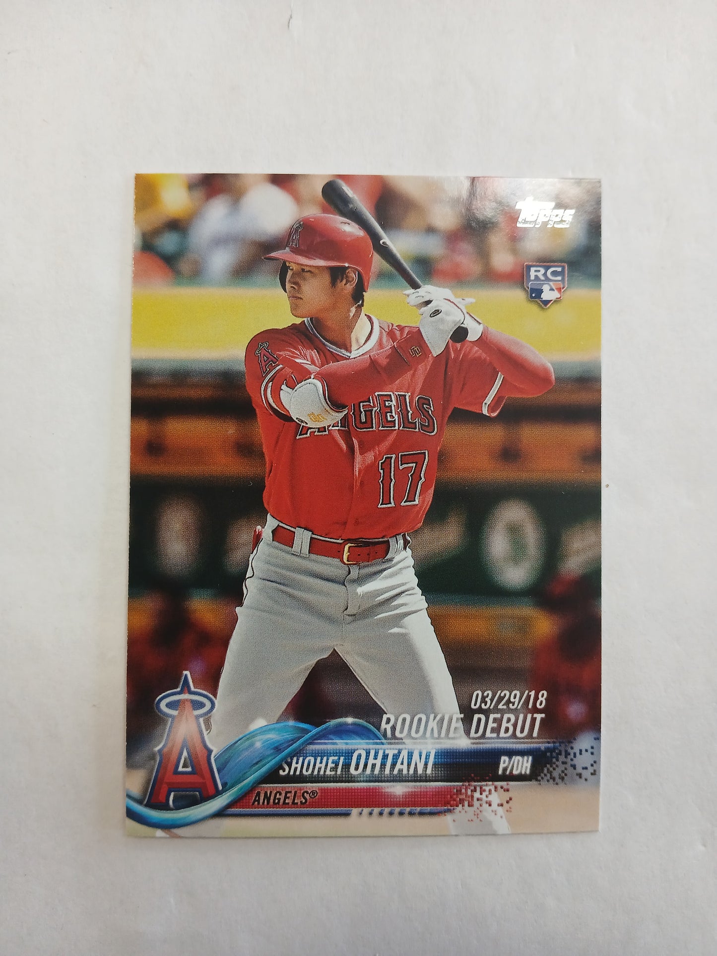2018 Topps Update Shohei Ohtani Rookie Debut Batting US285