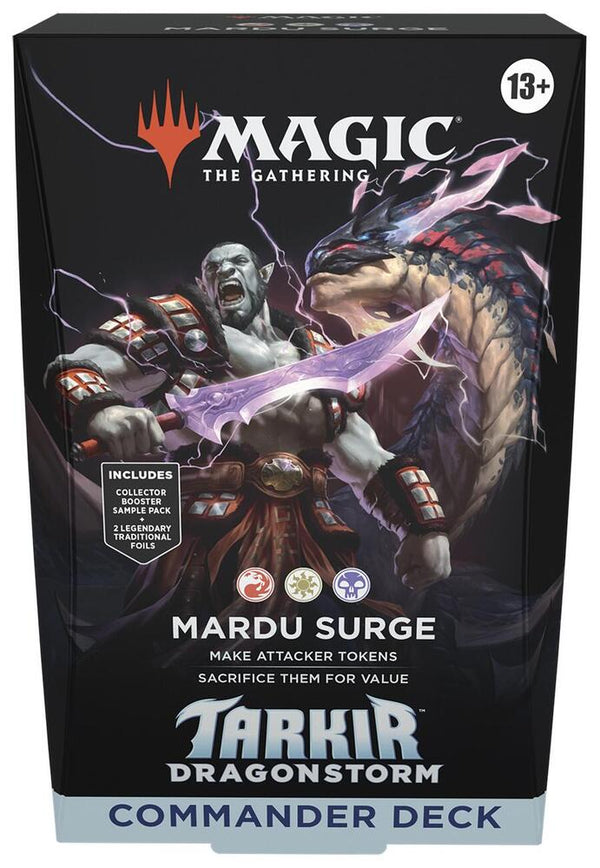 Magic The Gathering Tarkir Dragonstorm Mardu Surge Commander Deck