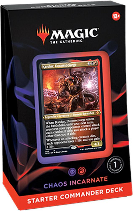 Magic The Gathering Chaos Incarnate Starter Commander Deck