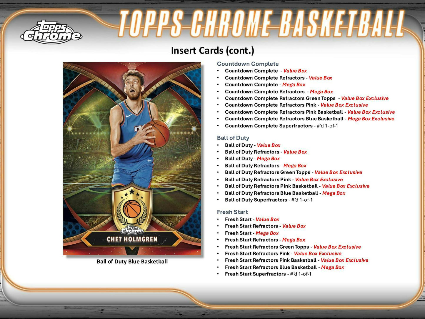 2024-25 Topps Chrome Basketball Blaster Box