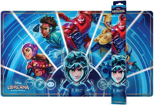 Disney Lorcana Archazia's Island Big Hero 6 we could be mortals Playmat