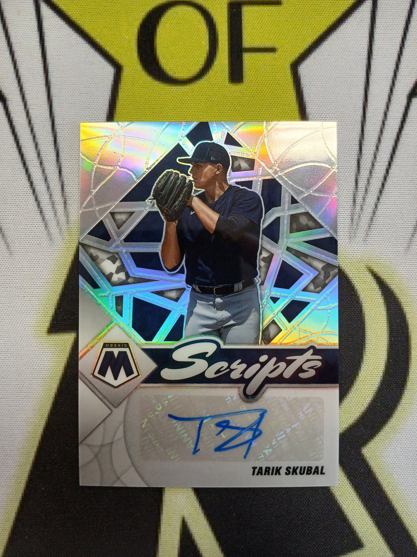 2022 Mosaic Tarik Skubal Scripts Silver Prizm Auto