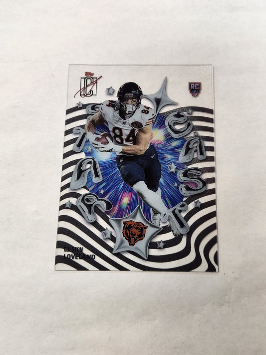 2025 Topps Signature Class Colston Loveland Star Cast Acetate Rookie Case Hit SSP